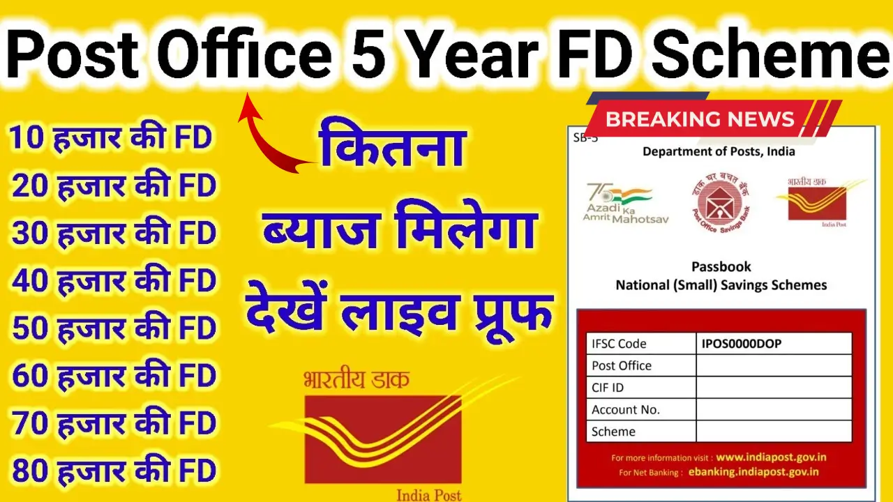 Post Office Five-Year FD Scheme