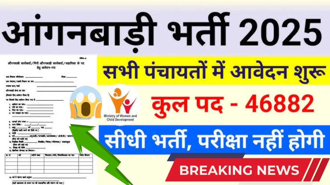 Anganwadi Recruitment 2025