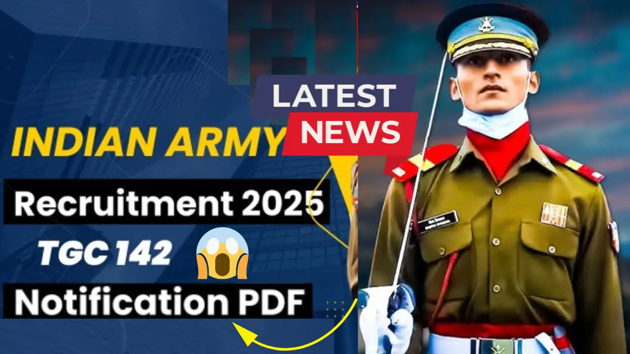 Army TGC 142 Recruitment 2025