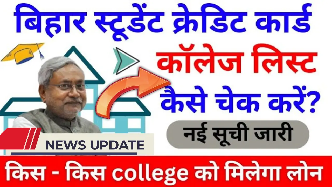 Bihar Student Credit Card College List