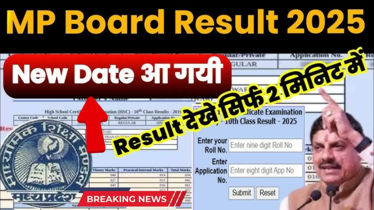 MP Board Result 2025