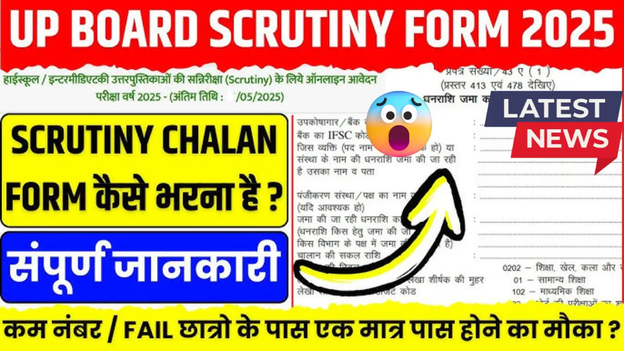 UP Board Scrutiny 2025